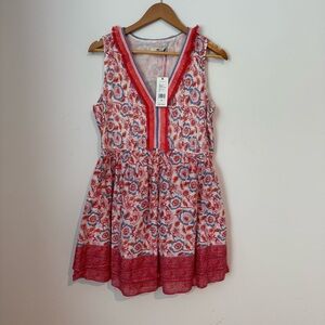 NWT Vineyard Vines Pink and Blue Floral Mini Dress